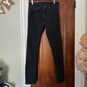 Levi's Men's Slim Black Jeans W32x 32L